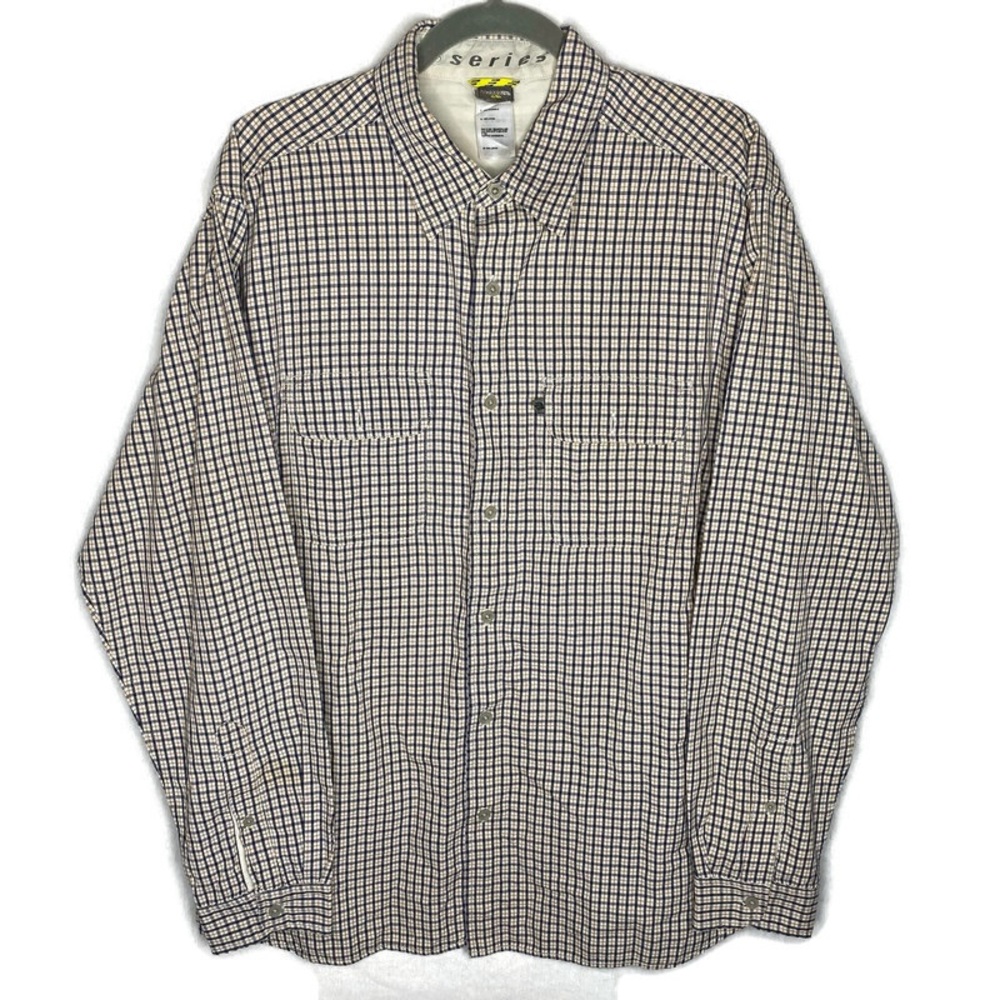 The North Face A5 Series Long Sleeve Brown Plaid